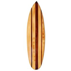 Seestern Sportswear Planche de surf décorative en bois - 100 cm de long - Design aérographe - FBA_1652a